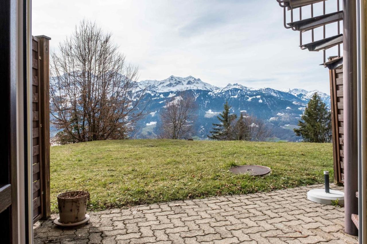 Apartment Alpenrose 2.5 Mit Mitbenutzung Spa & Wellness - Griwa Rent Ag Beatenberg Exterior foto